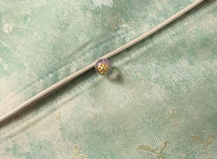 Chinese style summer coat short sleeve thin tops for women