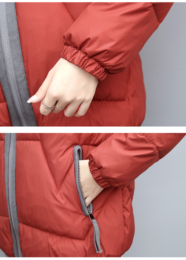 Long double-breasted fashion temperament overcoat