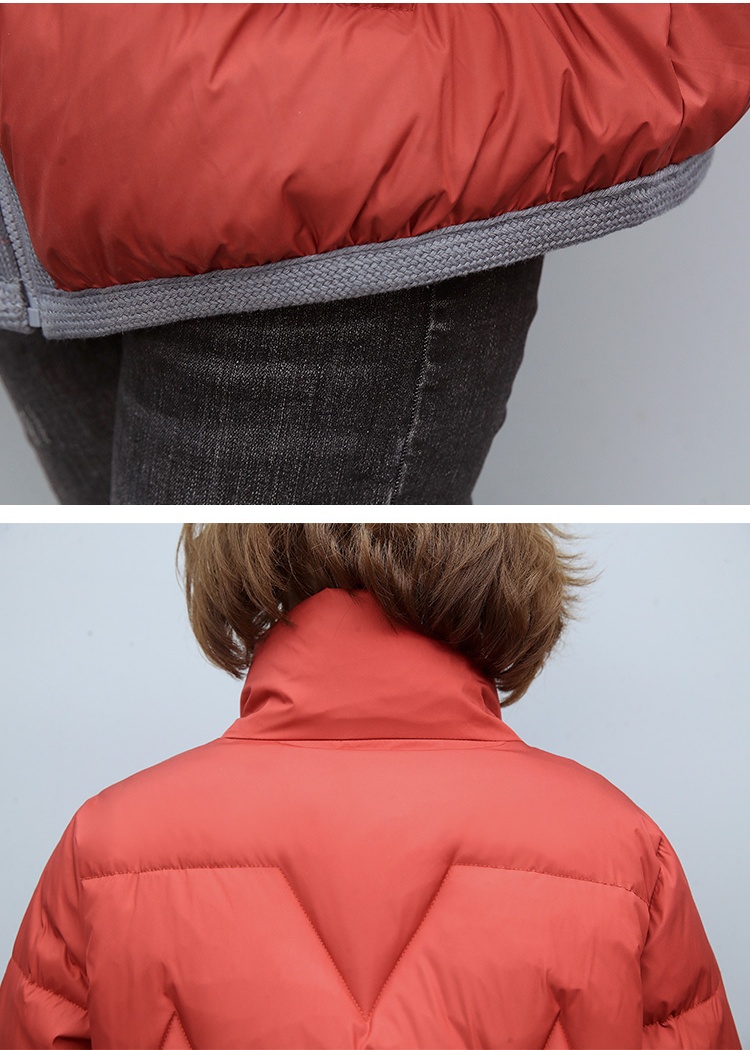 Long double-breasted fashion temperament overcoat