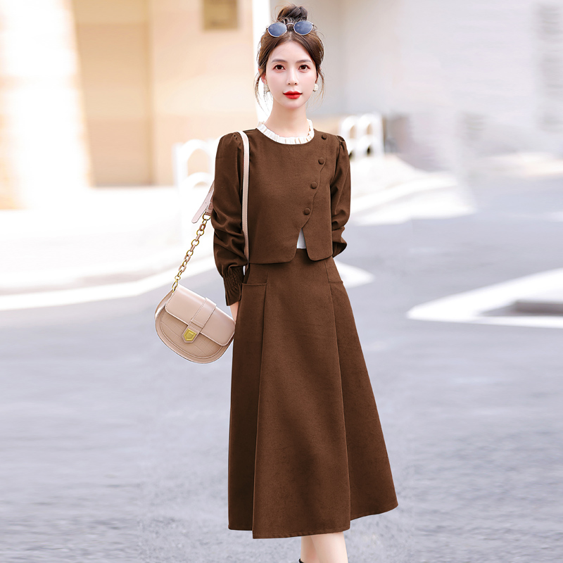 Ladies spring and autumn dress for women