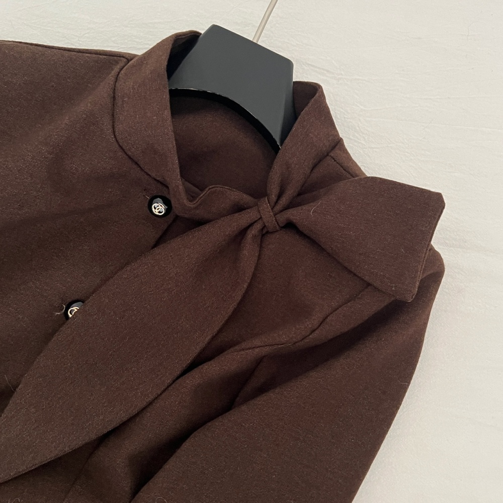 Package hip elmo ladies coat autumn temperament skirt a set