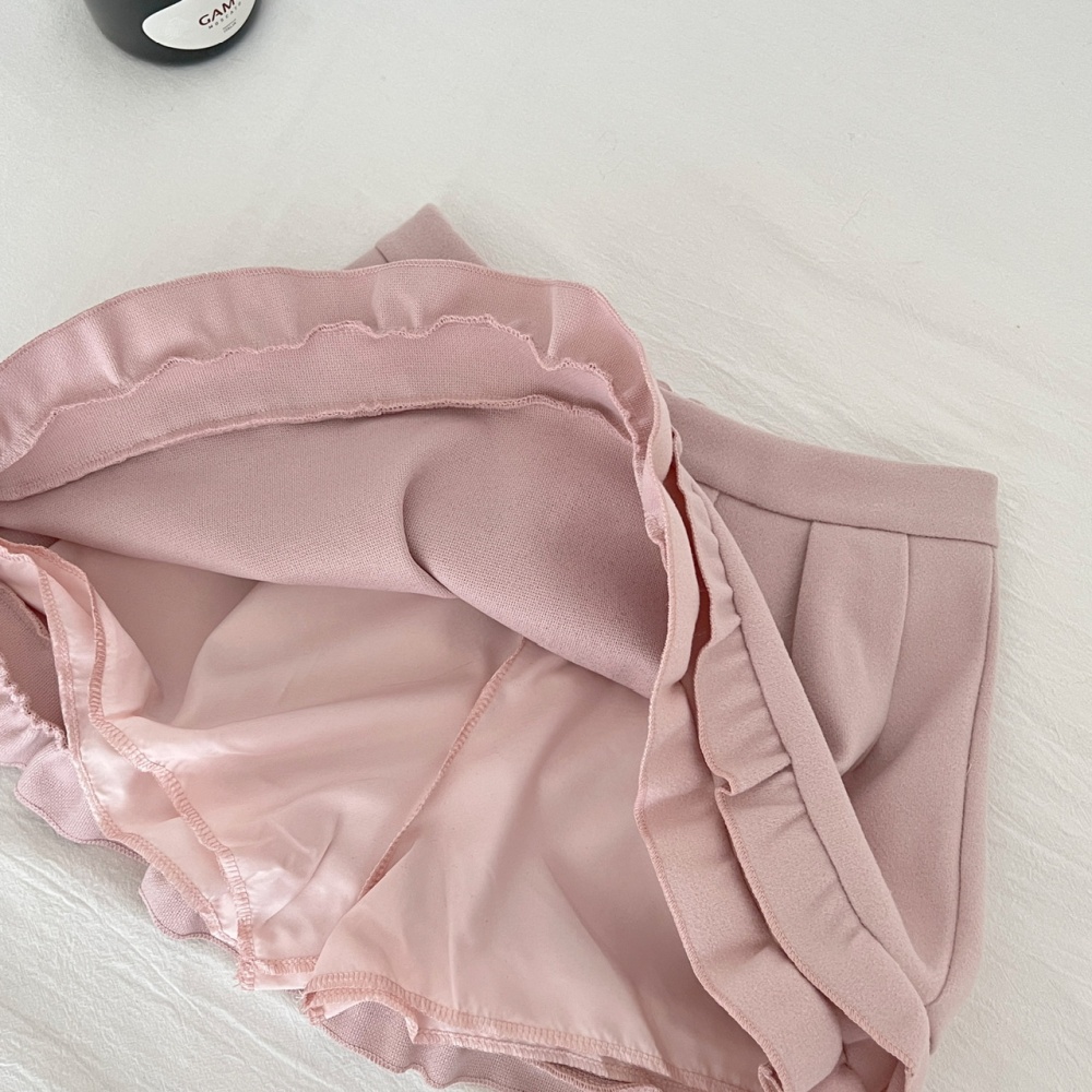 Japanese style lovely jacket strawberries short skirt a set