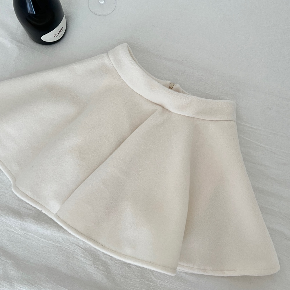 Clipping elegant temperament woolen coat a set