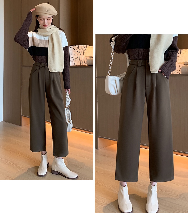 Woolen business suit autumn and winter pants