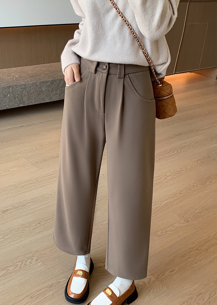 Woolen business suit autumn and winter pants
