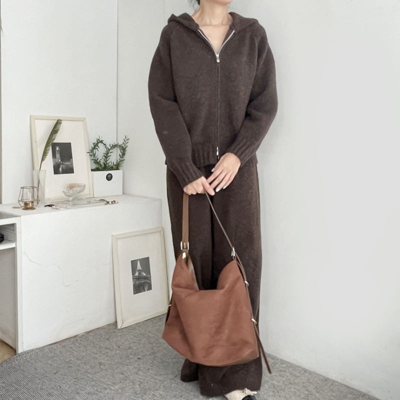 Korean style show young tops loose casual pants 2pcs set