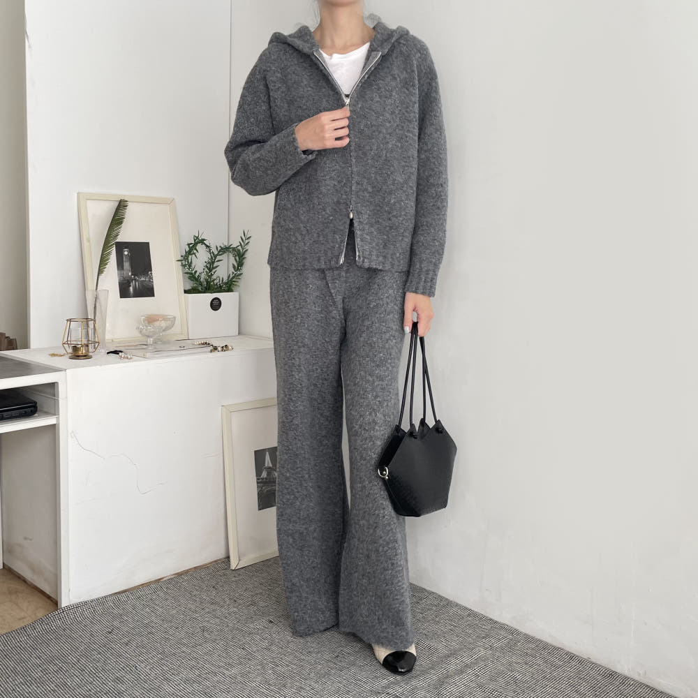 Korean style show young tops loose casual pants 2pcs set