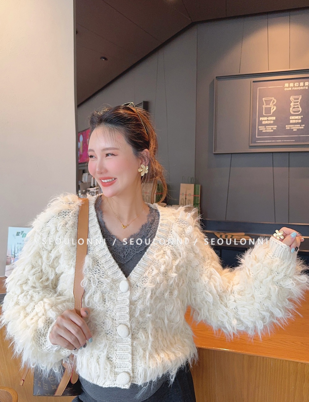 Autumn and winter coat thick sweater for women