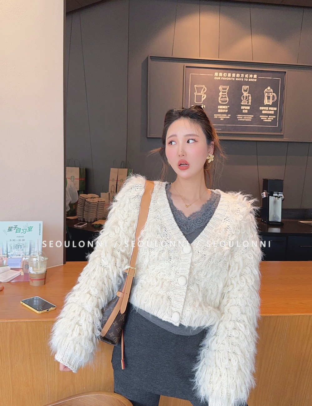 Autumn and winter coat thick sweater for women