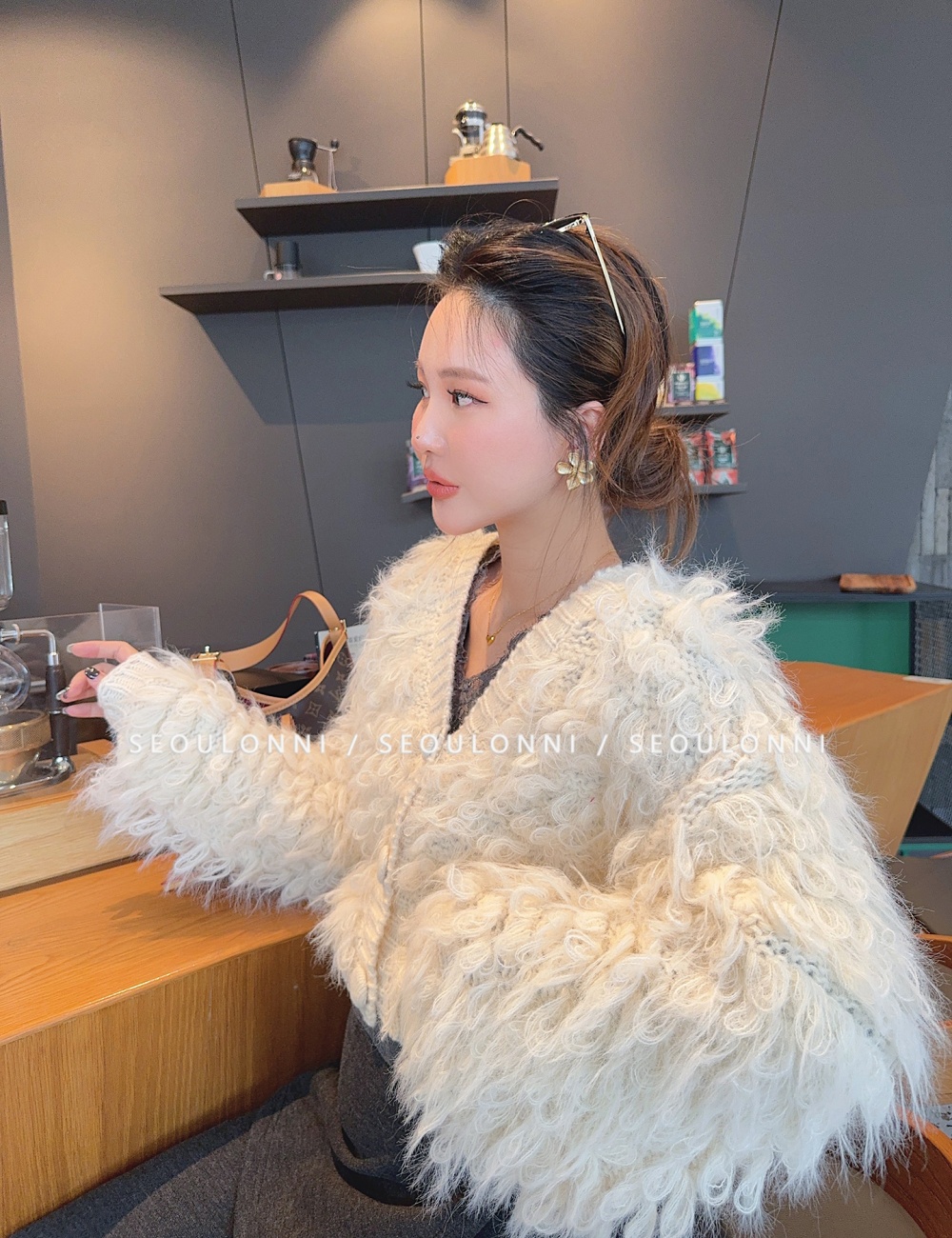 Autumn and winter coat thick sweater for women