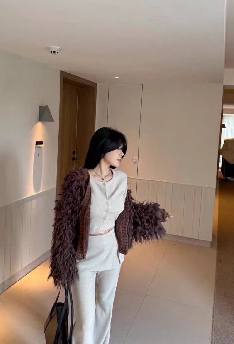 Autumn and winter coat thick sweater for women