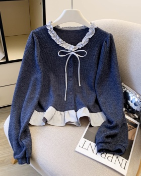 Show young college style niche long sleeve shirt for women