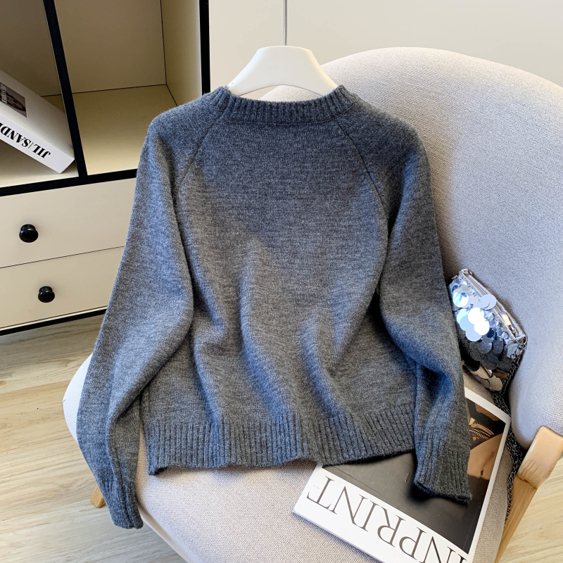 Autumn and winter puppy tops knitted sweater for women