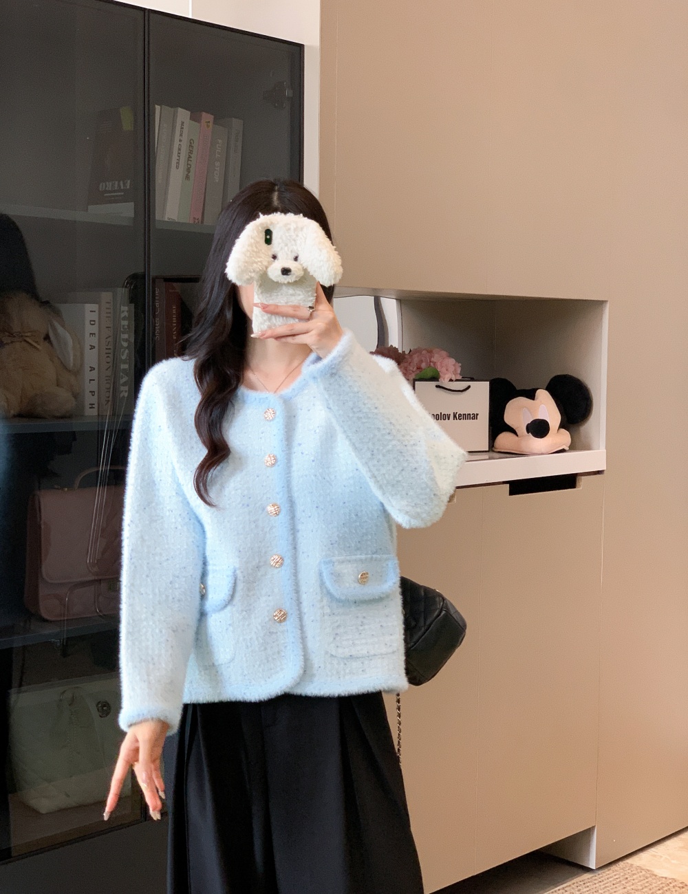 Chanelstyle coat tops for women