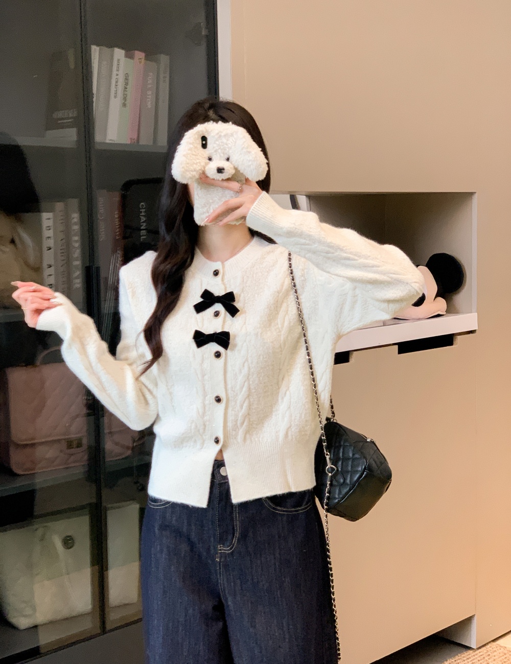 Temperament twist autumn and winter sweater for women