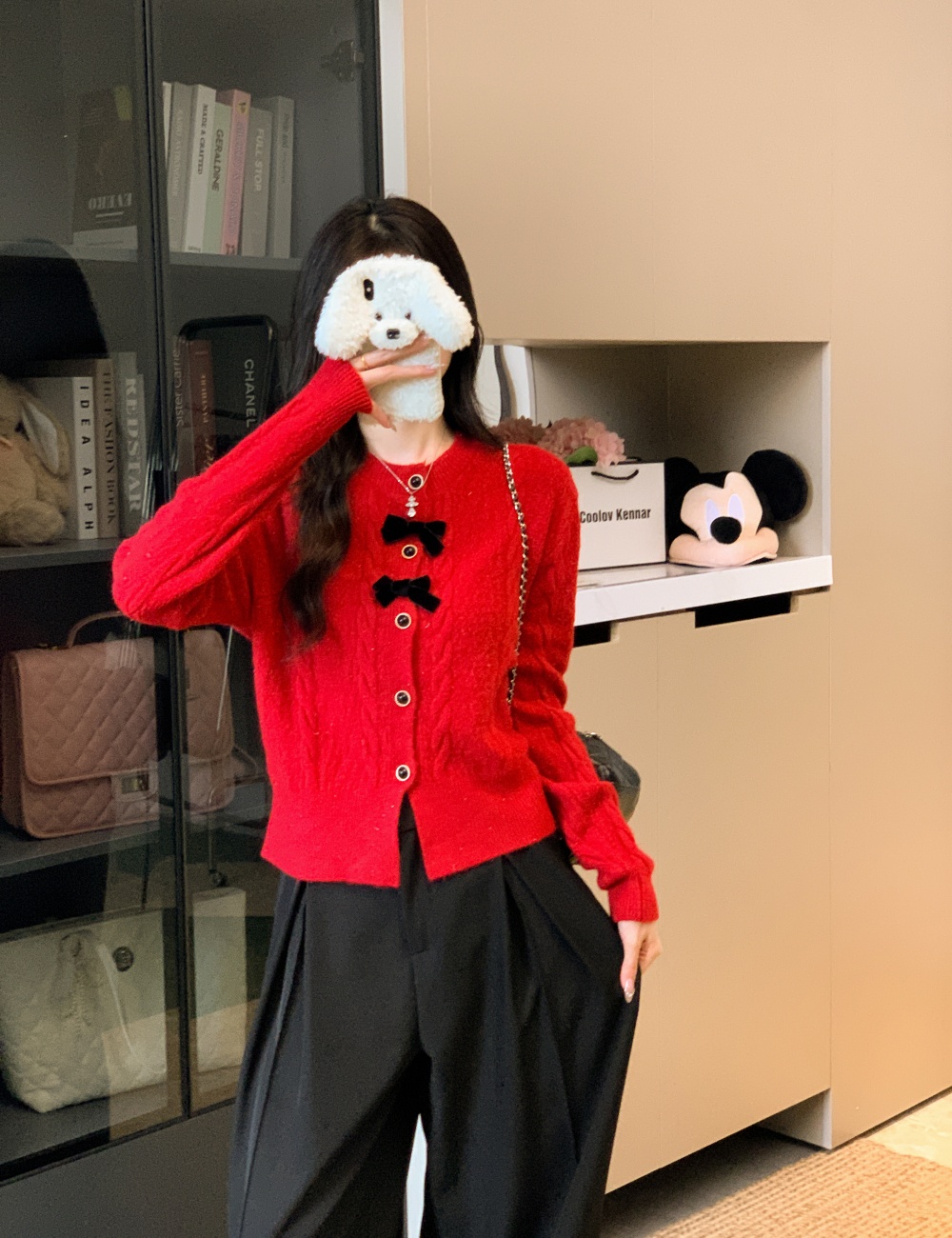 Temperament twist autumn and winter sweater for women