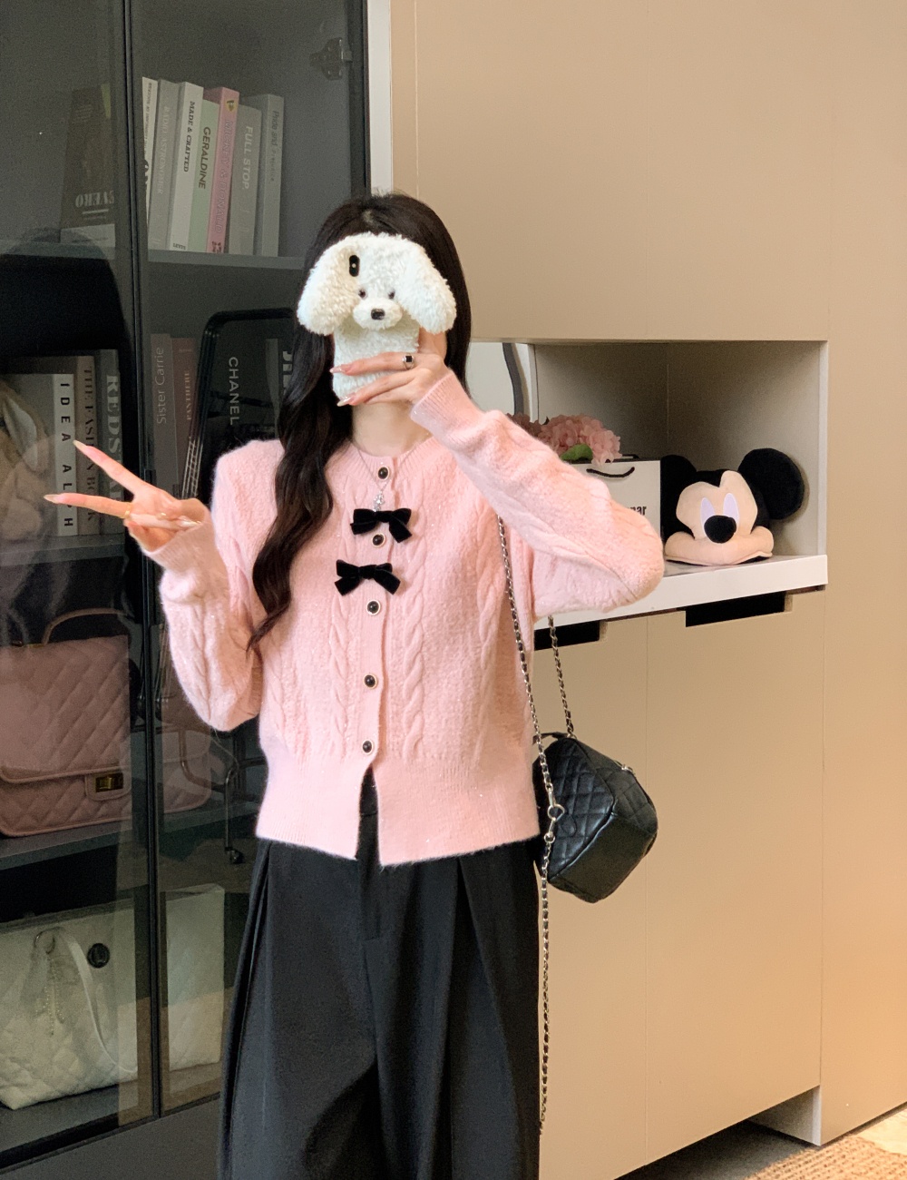 Temperament twist autumn and winter sweater for women