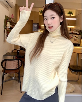 Autumn and winter sweater knitted bottoming shirt for women