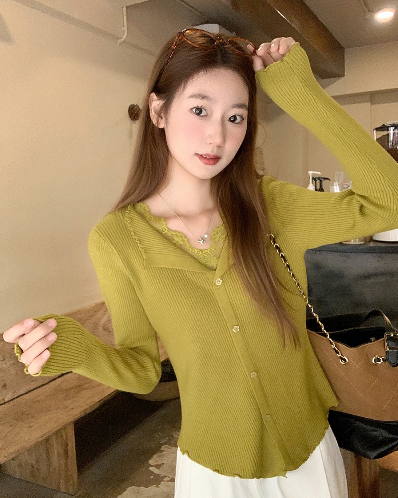 Autumn and winter tops slim bottoming shirt for women