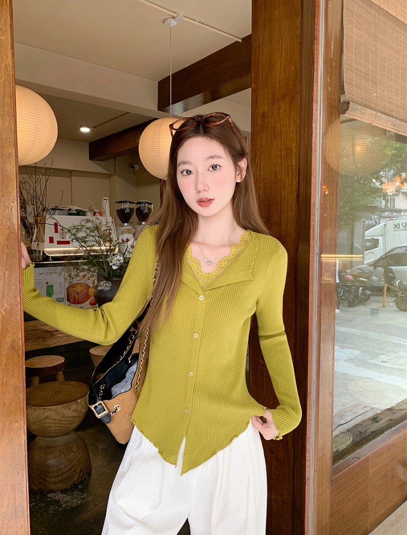Autumn and winter tops slim bottoming shirt for women