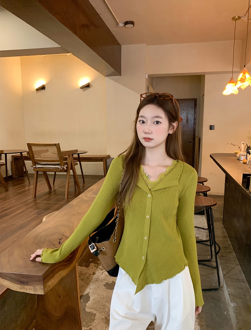 Autumn and winter tops slim bottoming shirt for women