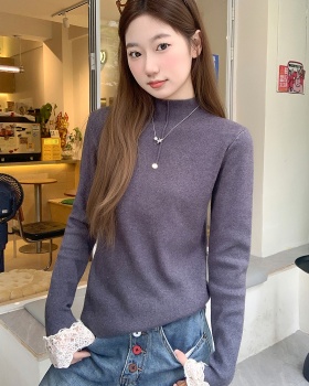 Slim tops autumn and winter sweater for women
