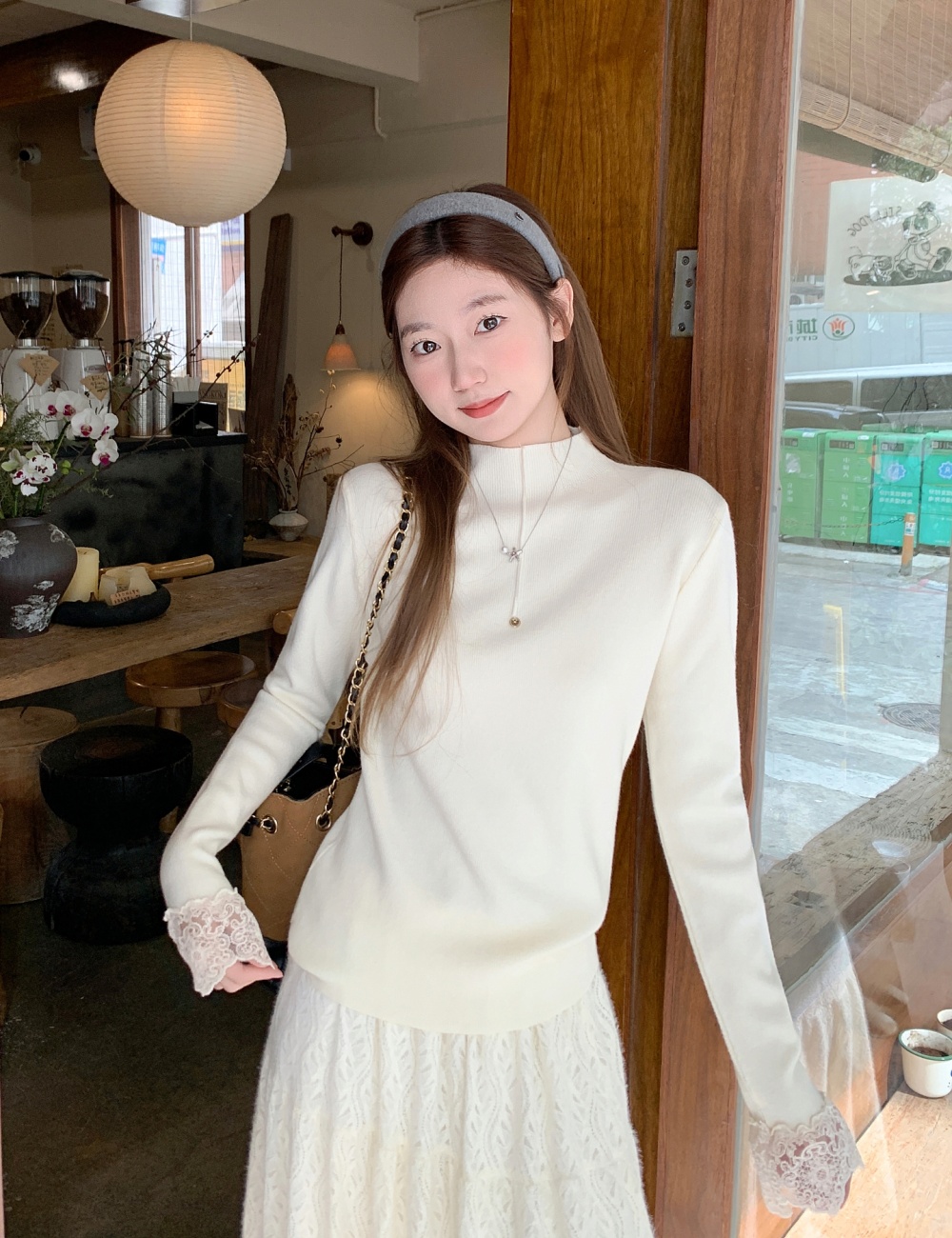 Slim tops autumn and winter sweater for women