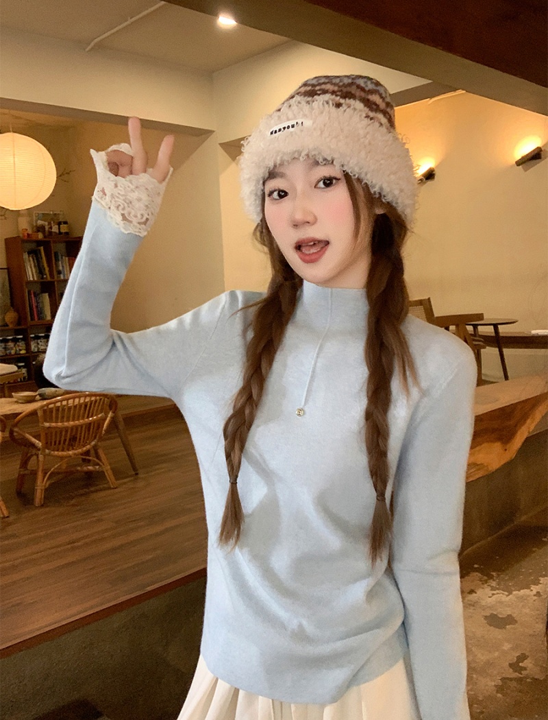 Slim tops autumn and winter sweater for women