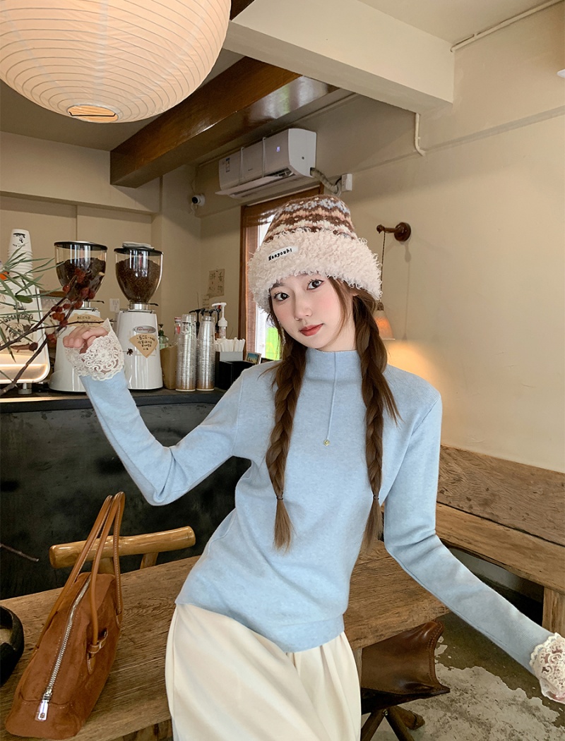 Slim tops autumn and winter sweater for women
