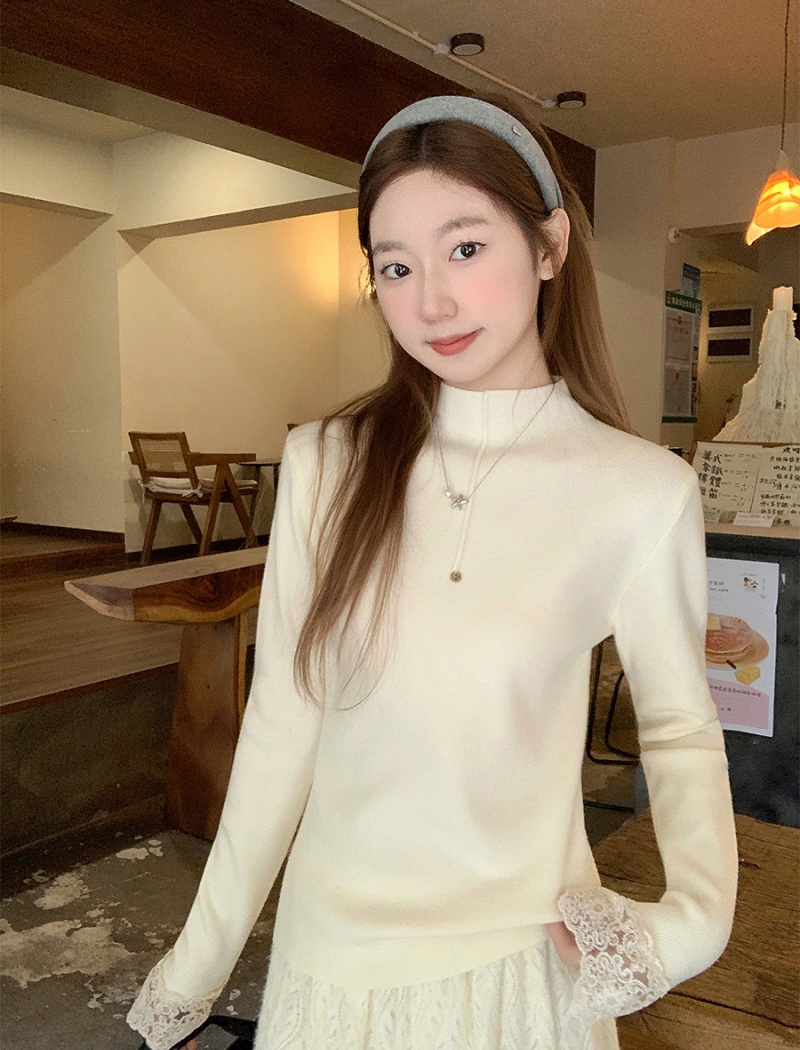 Slim tops autumn and winter sweater for women