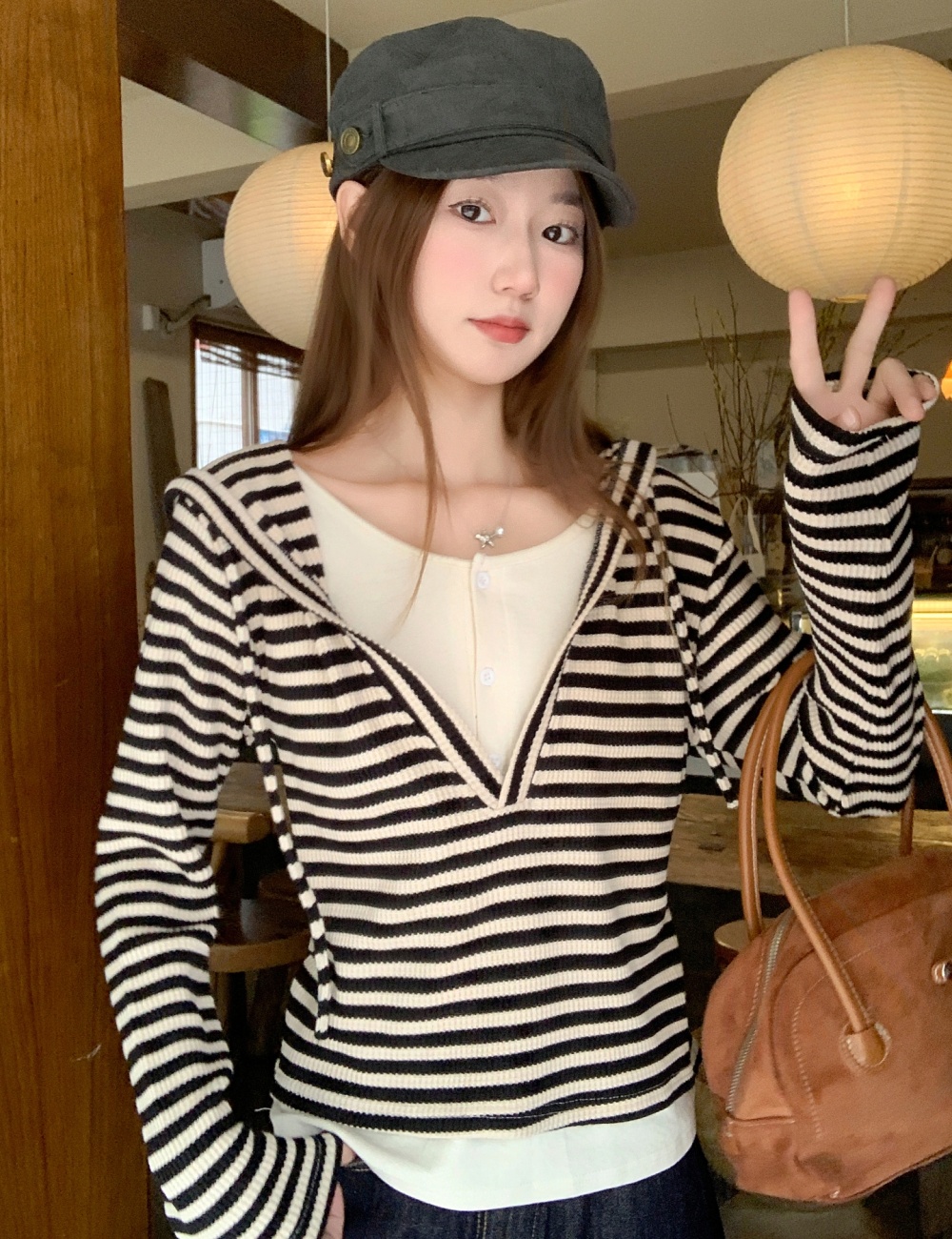 Autumn and winter sweater bottoming shirt for women