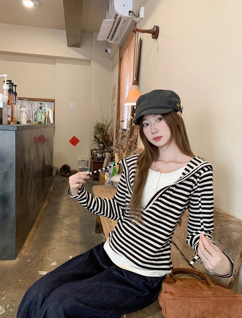 Autumn and winter sweater bottoming shirt for women