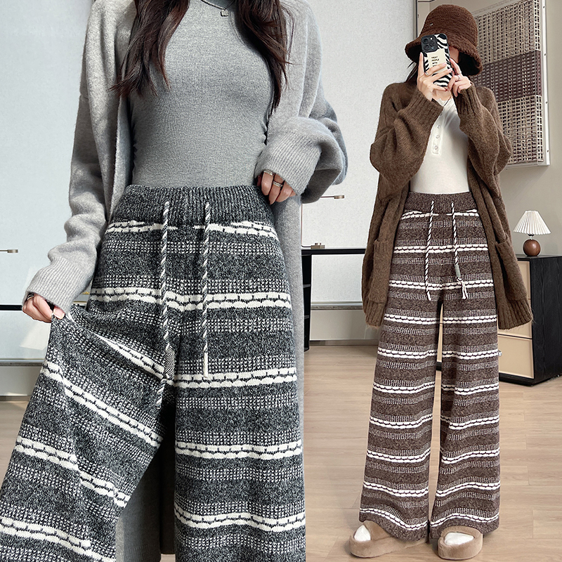 Lazy wide leg pants casual pants for women