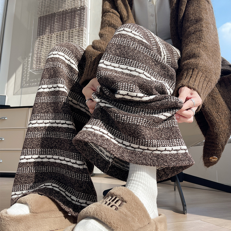 Lazy wide leg pants casual pants for women