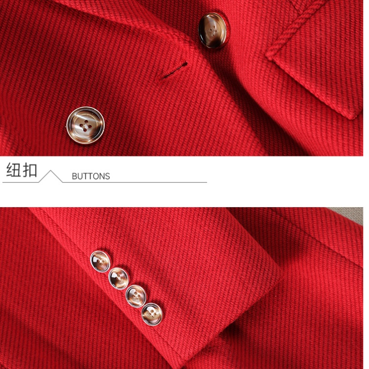 Temperament slim coat long windbreaker for women