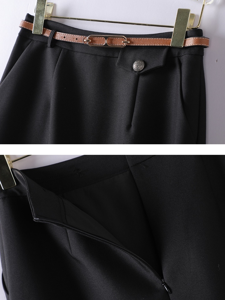 Korean style skirt windbreaker a set for women