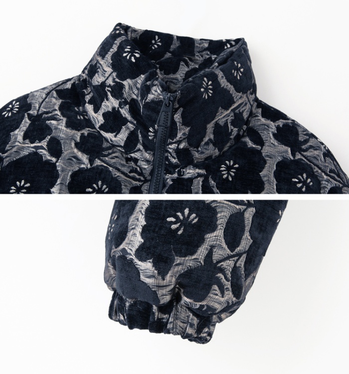 Cstand collar duck down short winter down coat