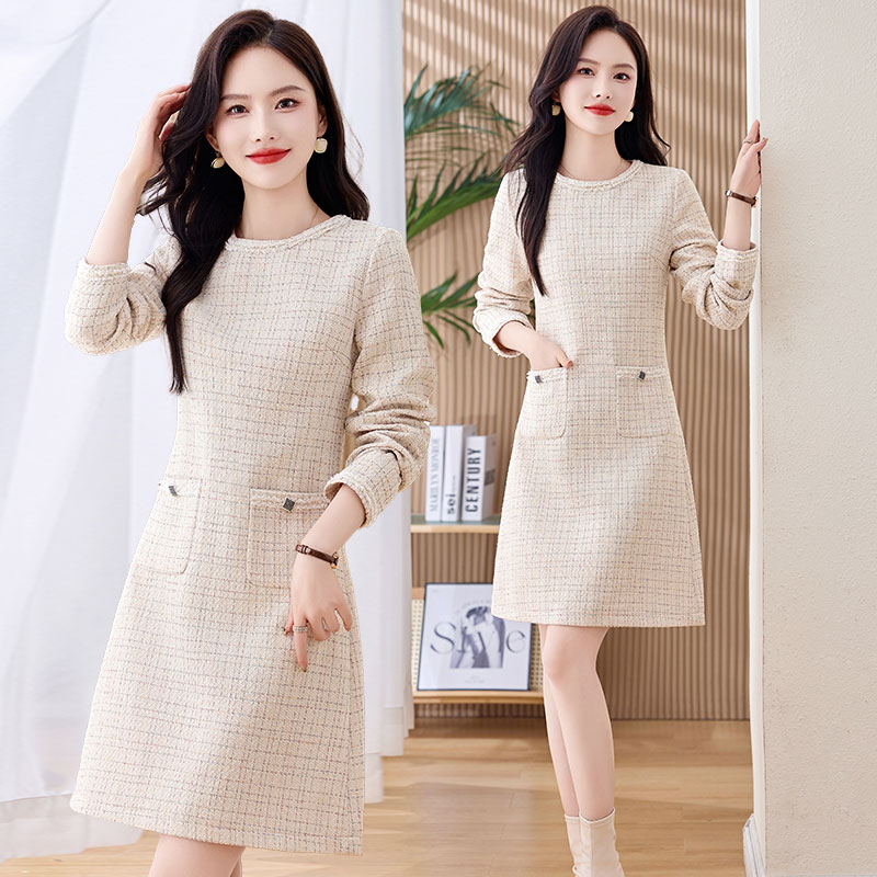 Temperament spring and autumn dress for women