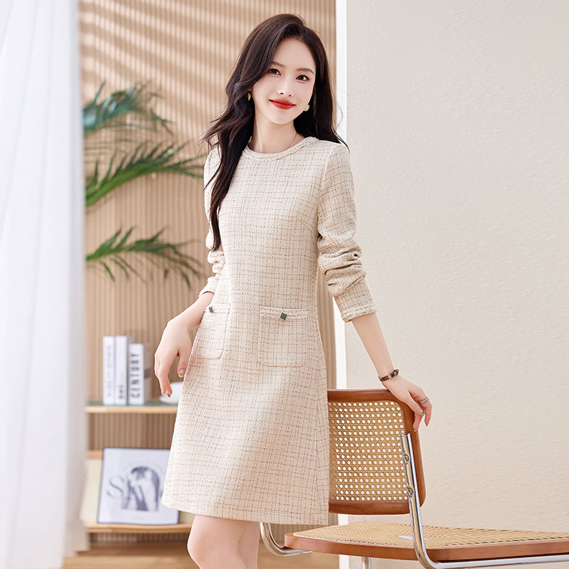 Temperament spring and autumn dress for women