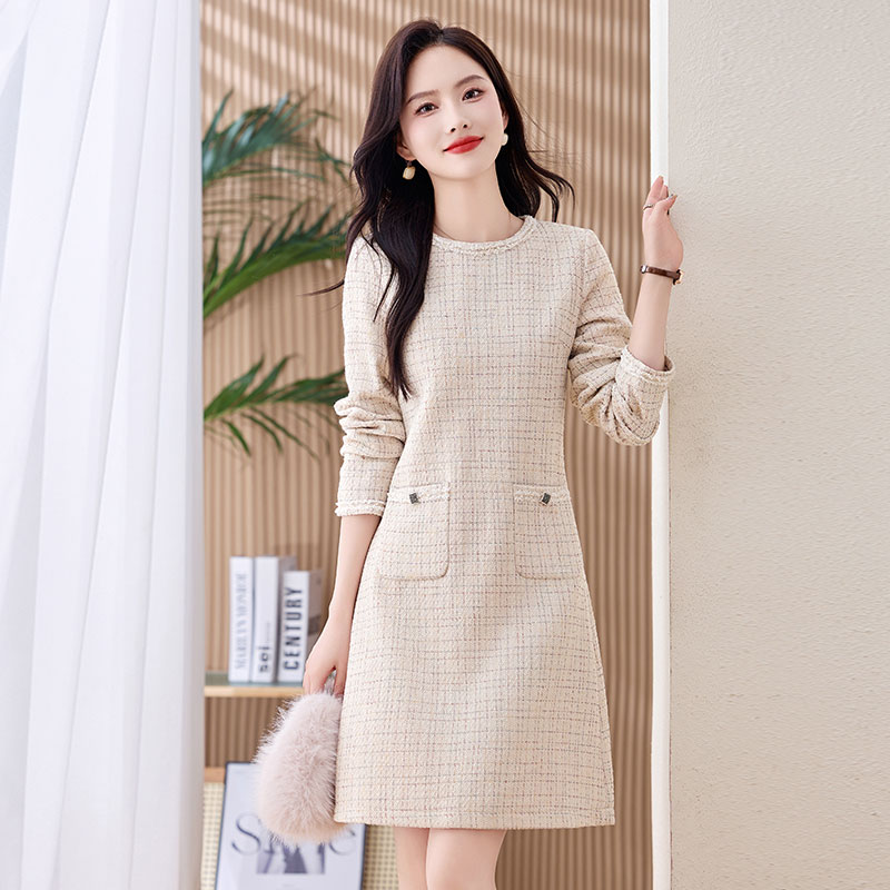 Temperament spring and autumn dress for women