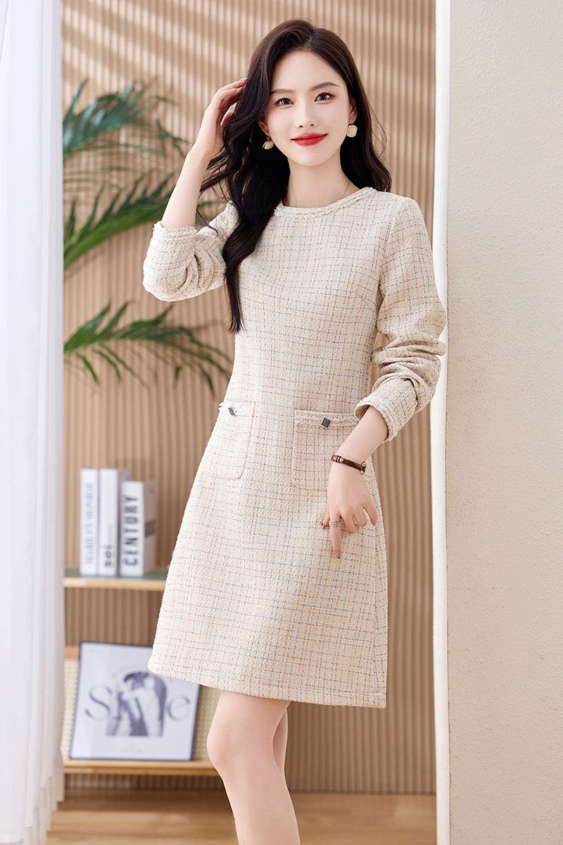 Temperament spring and autumn dress for women