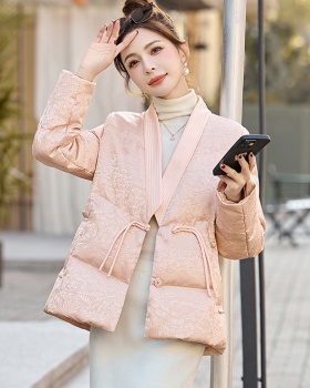 Chinese style duck down down coat winter coat for women