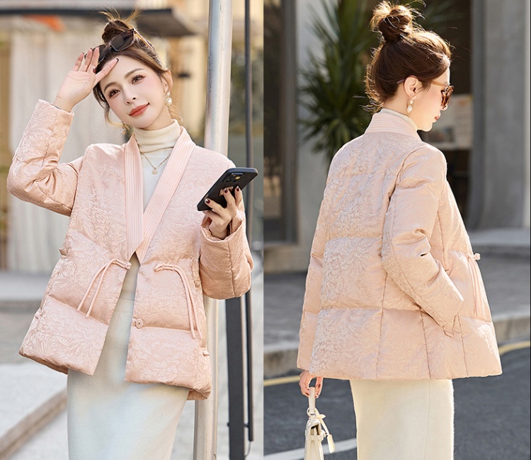 Chinese style duck down down coat winter coat for women
