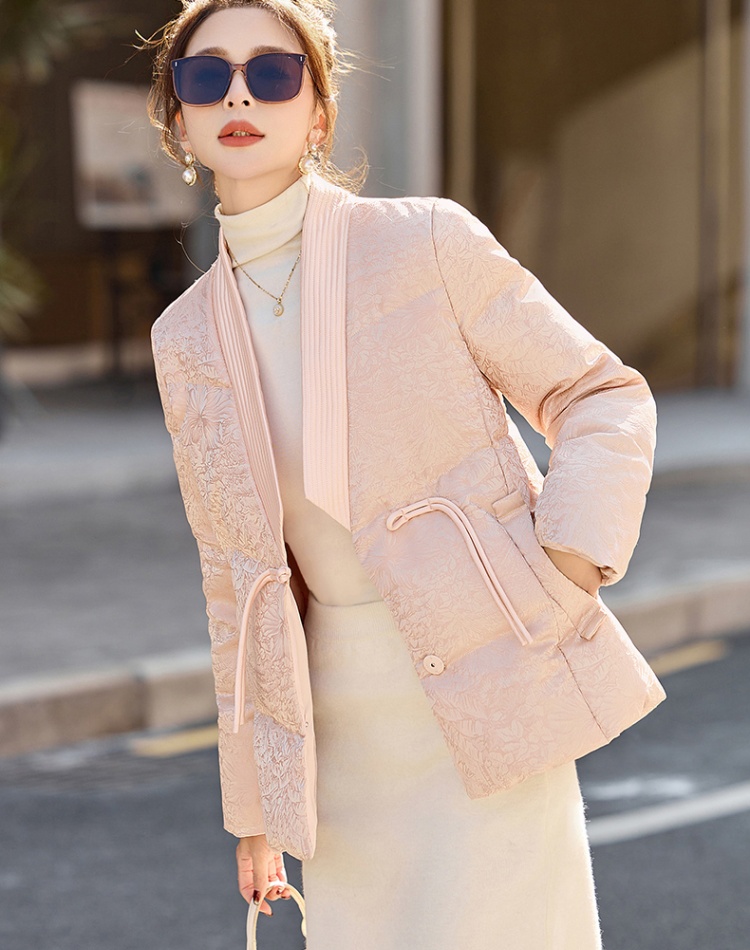 Chinese style duck down down coat winter coat for women