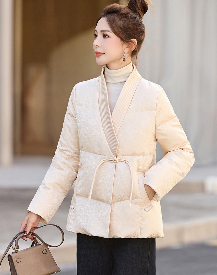 Chinese style duck down down coat winter coat for women