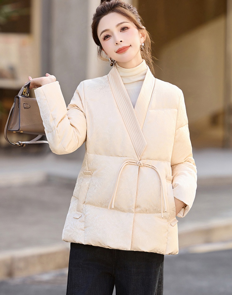 Chinese style duck down down coat winter coat for women
