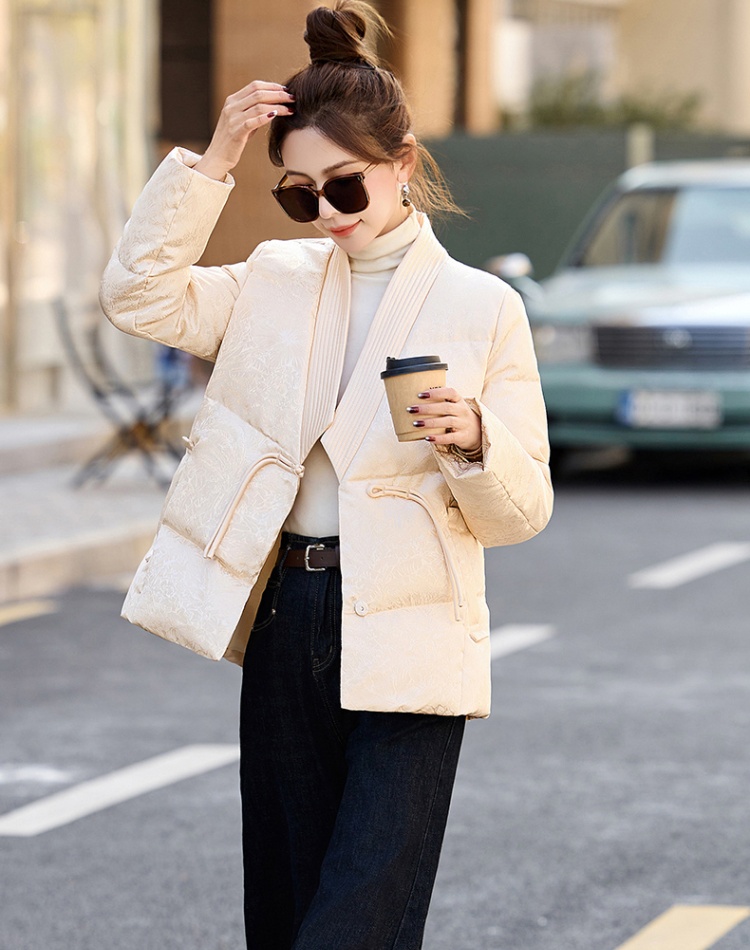 Chinese style duck down down coat winter coat for women