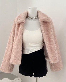 Thick plus cotton fur coat ladies jacket