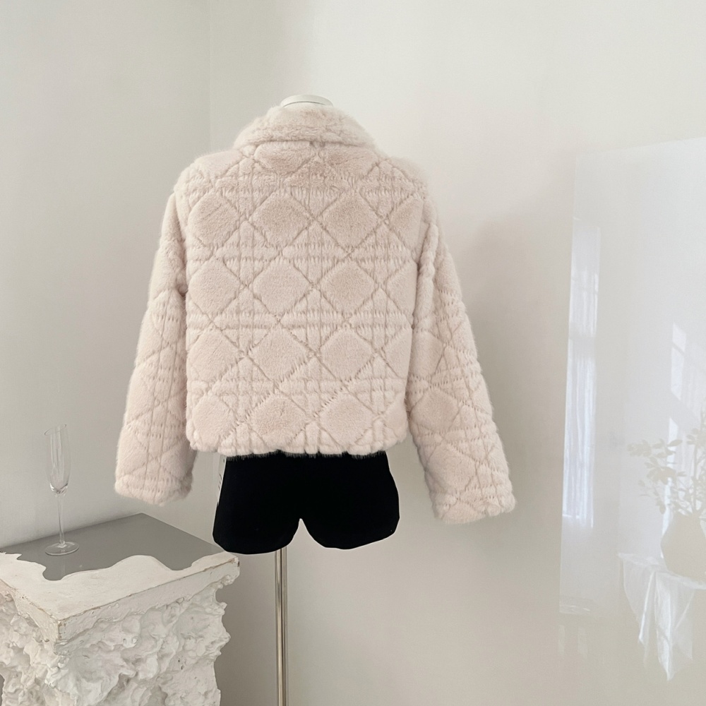 Thick plus cotton fur coat ladies jacket