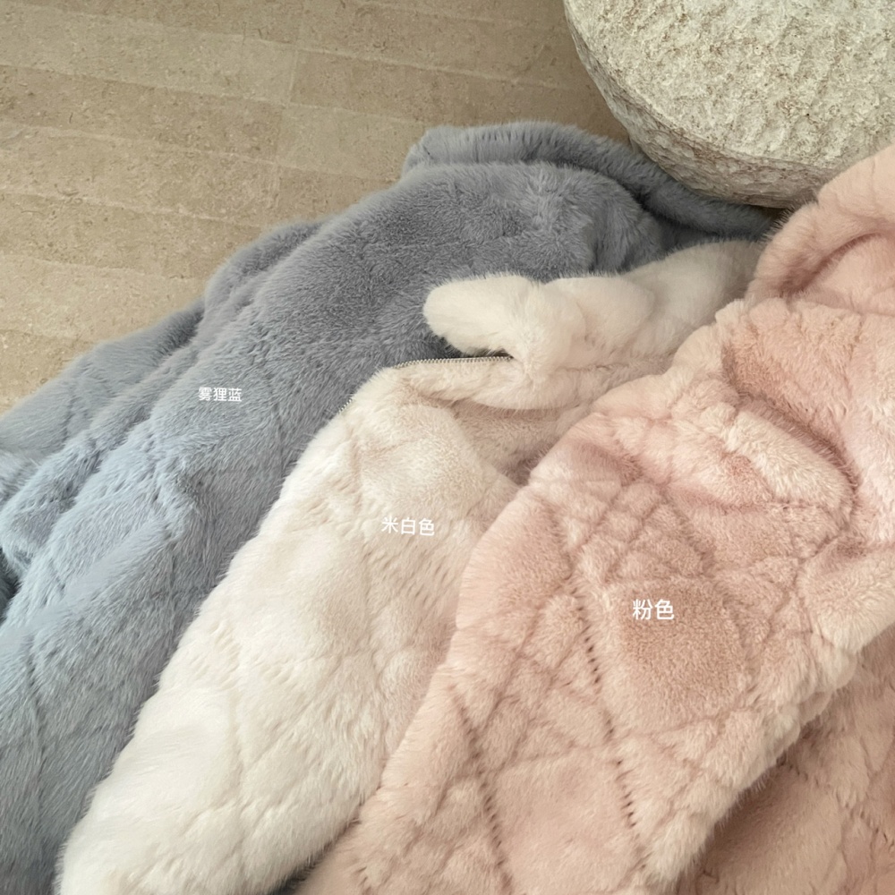 Thick plus cotton fur coat ladies jacket